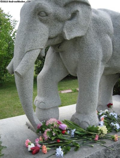 Showmen's League of America Elephant Cemetery Marker