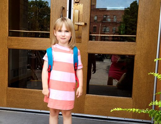 Eleanor on Her First Day of Preschool