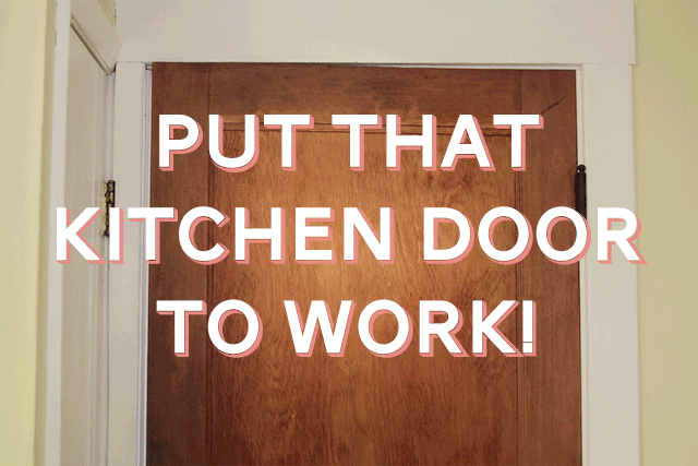 Put that kitchen door to work!