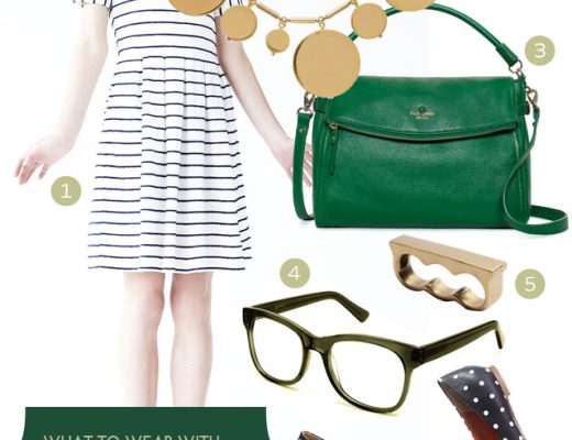 What to Wear with a Cute Striped Dress