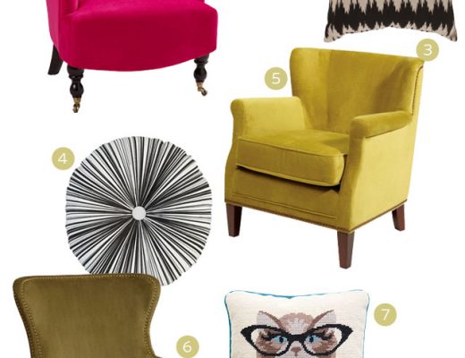 Let's Have a Seat: Affordable Velvety Kitsch