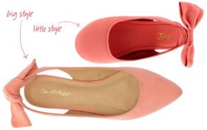 Little Style / Big Style: Coral Slingback Flats - Making it Lovely