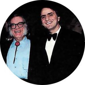 Isaac Asimov and Carl Sagan