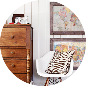 Antique and Vintage Touches in a Kids' Room