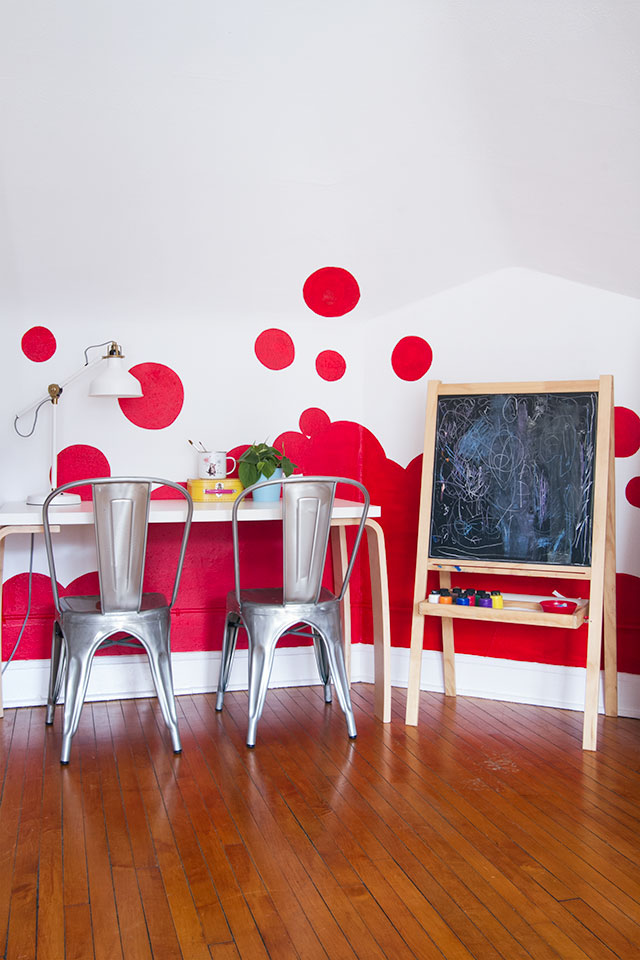 Playroom Accent Wall #makingitlovely