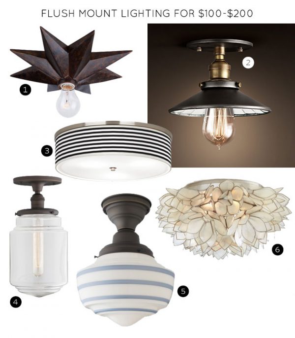 The 30 Best Flush Mount Lighting Fixtures - Making it Lovely