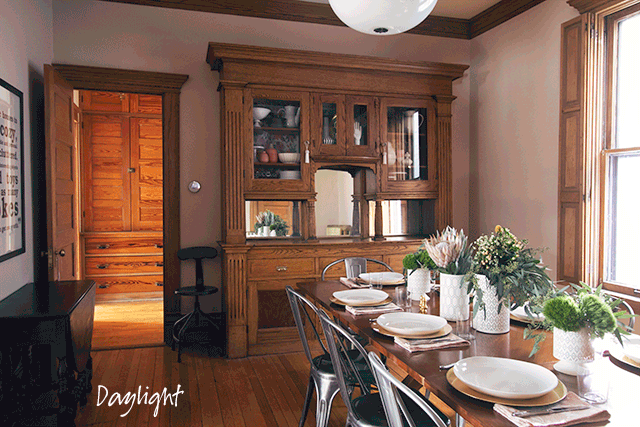 Dining Room with Reveal® LED Lighting