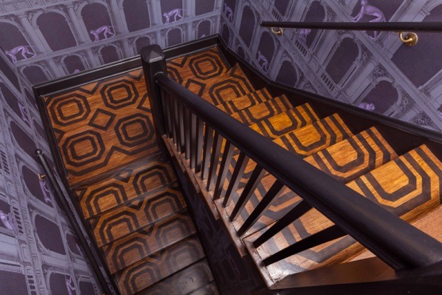 Back Stairs, Sarah Whit Interior Design Copyright © 2015 Janet Mesic Mackie