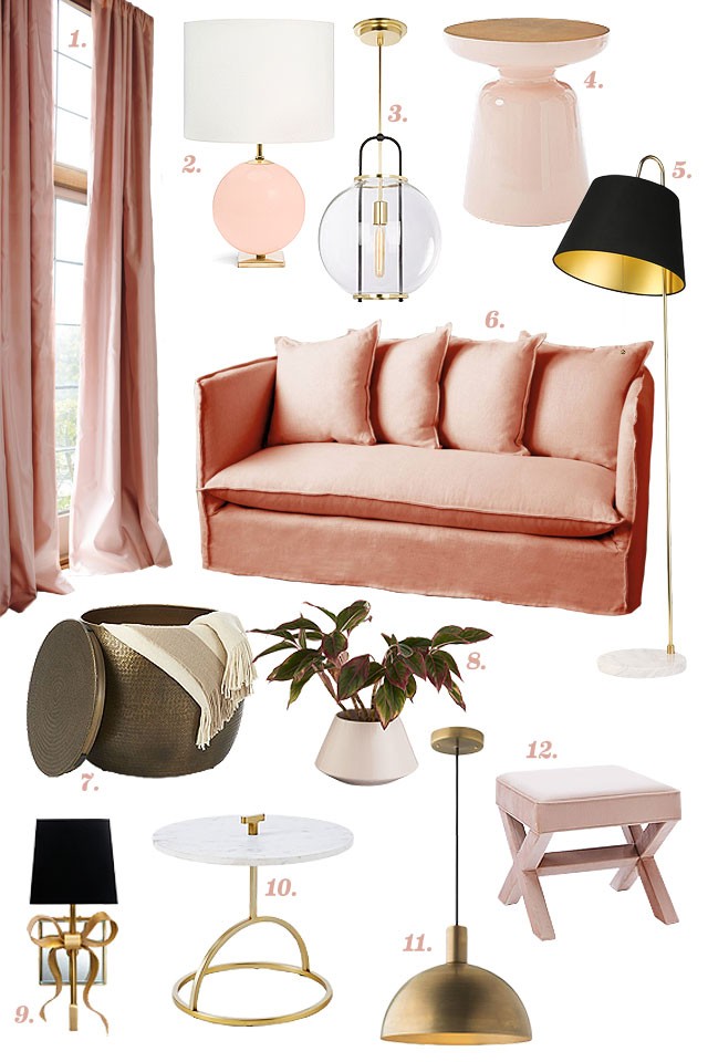 Pink, Brass, Marble, Repeat.