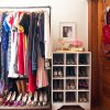 Garment Rack and Shoe Cubby Organizer | Making it Lovely's Closet