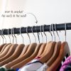 Wire Anchor to Secure a Garment Rack