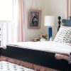 Quincy Black Cannonball Bed | Making it Lovely's One Room Challenge Bedroom