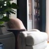 The Comfy Rose Chair from Interior Define | Making it Lovely's One Room Challenge Den