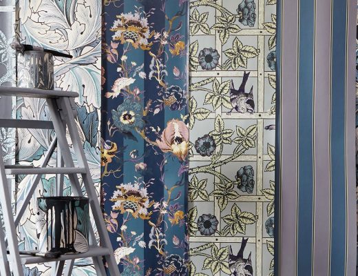 House of Hackney x William Morris - wallpaper collection, modernized
