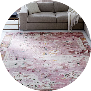 Persian-Style Pink Rug, West Elm