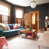 Modern Victorian, Black Living Room | Making it Lovely