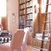 Home Library with Rolling Ladder | Making it Lovely