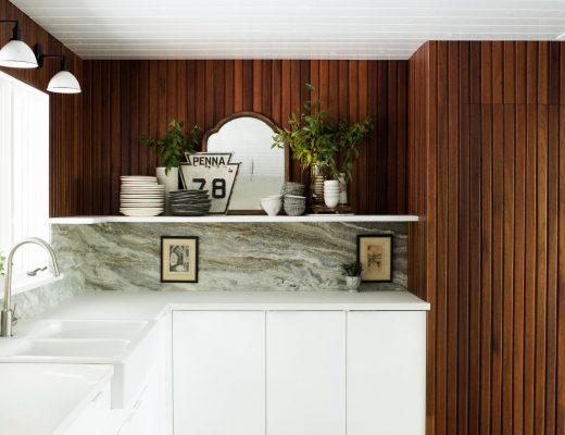 Leanne Ford's Modern Wood and White Kitchen