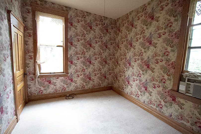Wallpapered Back Room (Former Sleeping Porch)