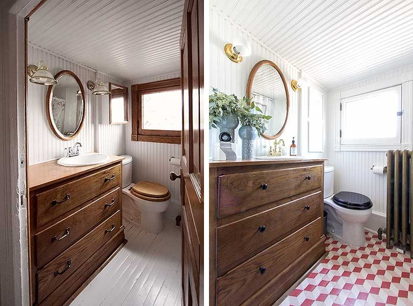 Bathroom Before and After | Making it Lovely
