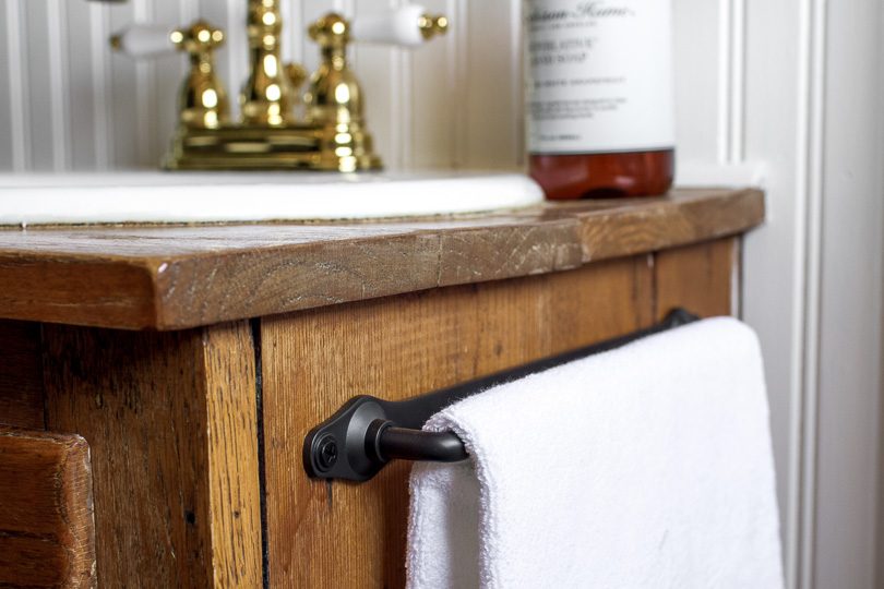 Rejuvenation Tolson 12" Handle as Small Towel Bar | Making it Lovely