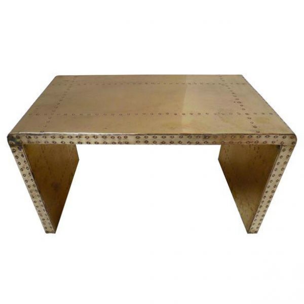 Vintage Brass Sarreid Table
