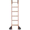 Rolling Wooden Library Ladder, Custom Service Hardware