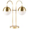 Cedar & Moss Brass Double Table Lamp