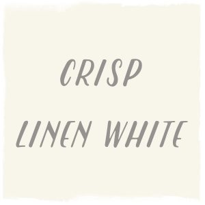 Paint Color: Crisp Linen White, Glidden