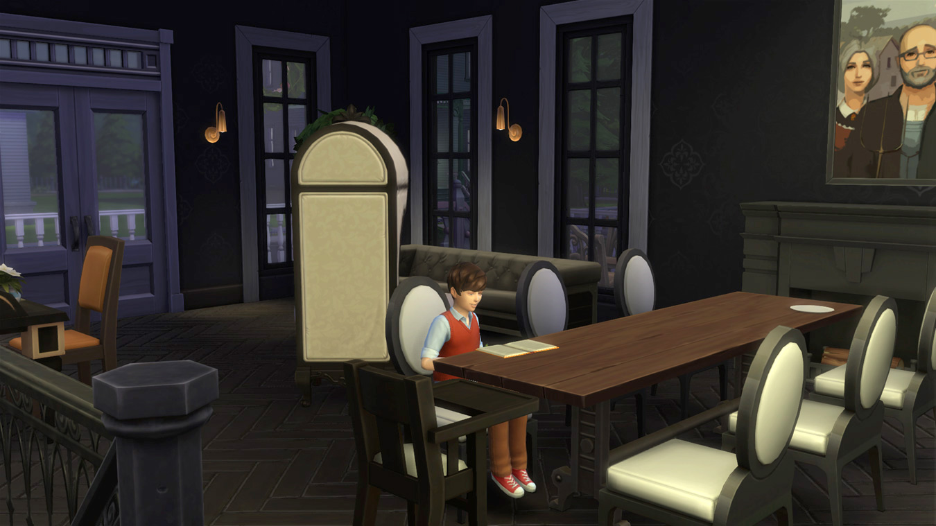 decorate dining room sims 4