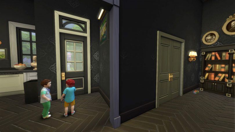 1st Floor Hallway — Sims 4 Pink Victorian House, Making it Lovely