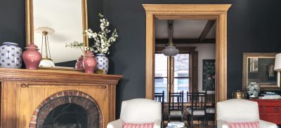 Louis-Philippe-Style Gold Mirror from The South Loop Loft | Making it Lovely