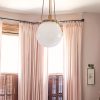 Tailored Pleat Custom Pink Linen Curtains from The Shade Store | Making it Lovely