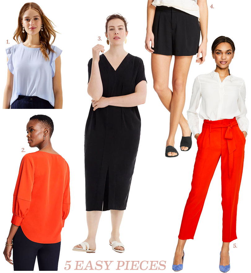 Five Easy Pieces: My Current Wardrobe Staples - Making it Lovely
