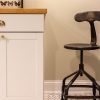Counter Stool in Laundry Room