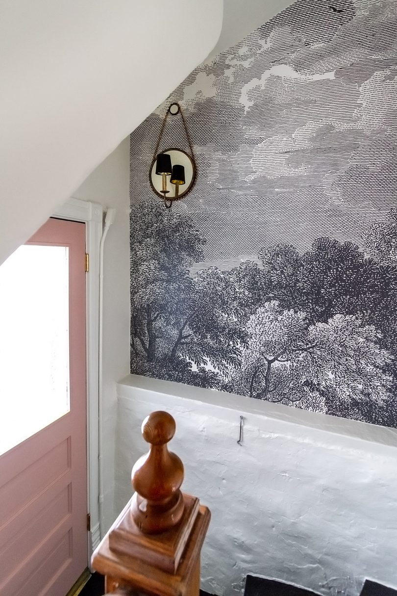 Etched Arcadia Mural - Anthropologie Wallpaper | Making it Lovely