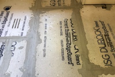 DUROCK Cement Backer Board with Taped Seams