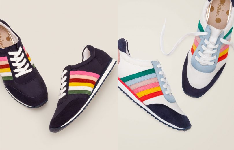 Boden Rainbow Sneakers