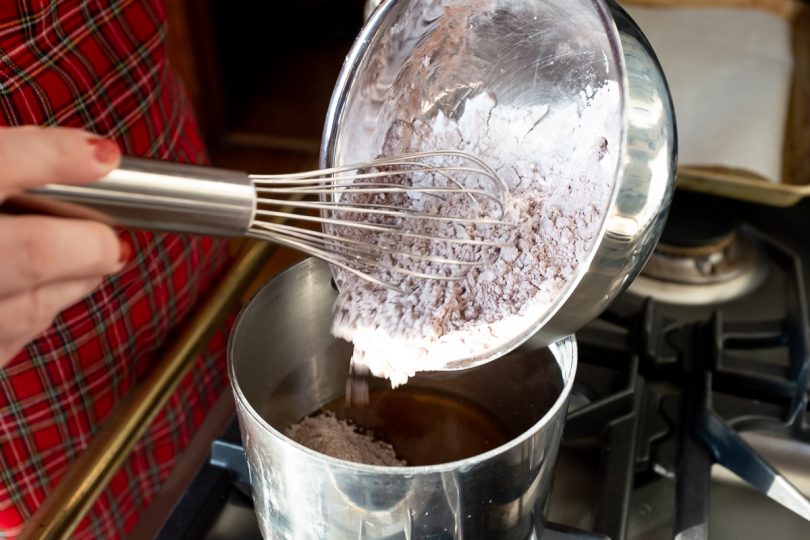 Making Chocolate Sauce