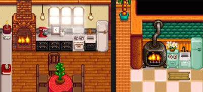 Stardew Valley Lovely Kitchen Mod by Lulu Lovely