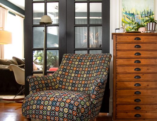 Reupholstered Armchair from Calico Corners | Making it Lovely